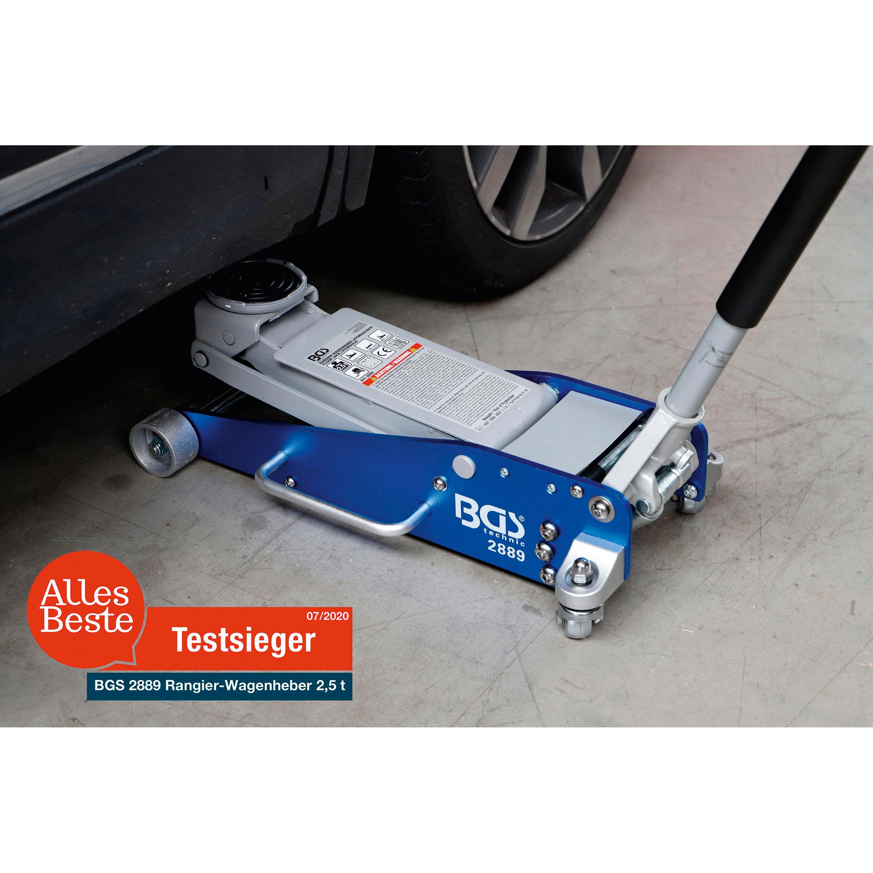 Thumbnail - BGS, Wagenheber, Rangier-Wagenheber hydraulisch Aluminium-Stahl-Konstruktion 2,5 t