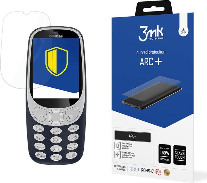 Produktbild 3MK Nokia 3310 2017 - ARC+ (1 Stück, Nokia 3310 (2017))