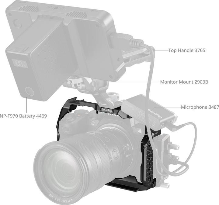 Actual product image SmallRig Cage for Nikon Z5II, Detailfarbe: Schwarz (Cage)
