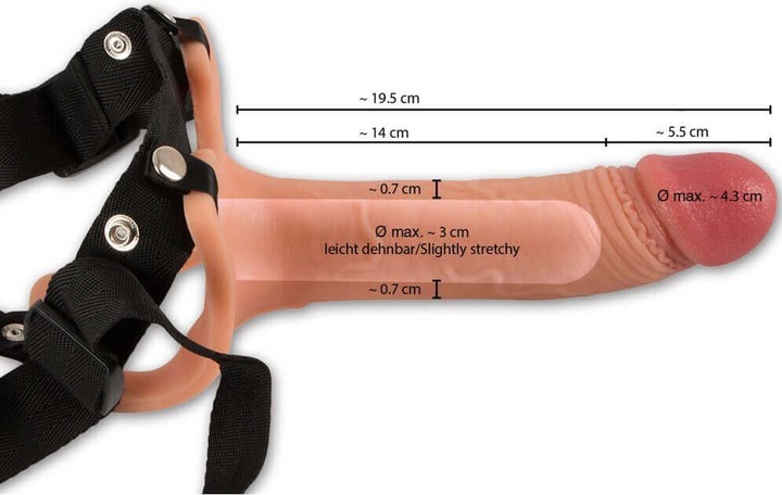 Actual product image Realistixxx Strap-on sleeve