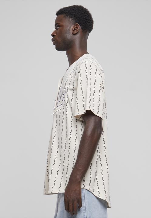 Produktbild Karl Kani KM233-014-1 KK Varsity Ziczac Pinstripe Baseball Shirt (S)