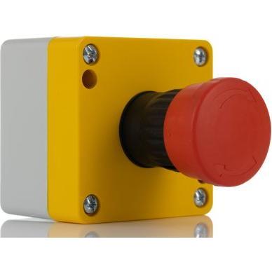 Thumbnail - Rs Pro Not-Aus-Schalter Kunststoff Pilzkopf, Rot 1, Taster + Schalter, Rot