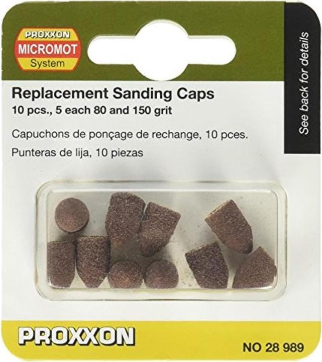 Produktbild Proxxon Schleifwalzen Ø9mm (10 Stk.) (150 (5vnt.), 80 (5vnt.))