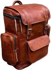 Image du produit Only-Bags.Store Sac à dos en cuir, sac à dos de voyage, sac à dos à roulettes en cuir marron, sacoche pour