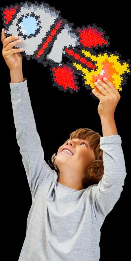 Productafbeelding Plus-Plus 500 creatieve bouwstenen raketpuzzel (500 onderdelen)