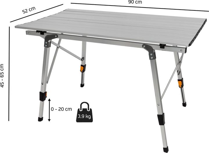 Produktbild Normani Aluminiumtisch Vogar
