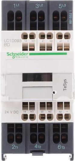 Produktbild Schneider Electric Schütz 9 A 1C 1O 24 VCC LC1D093BD