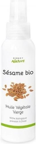 Image du produit Direct Nature Huile végétale vierge de Sésame bio 100 ml (100 ml)