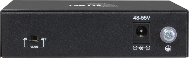 Image du produit Allnet Switch 5 ports 10/100/1000TX 4x PoE non géré Layer2 Sans ventilateur (5 Ports)