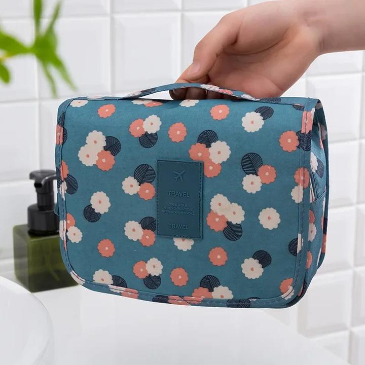 Actual product image Only-Bags.Store Cosmetic bag with nylon hooks, make-up bag, high capacity, storage bag for (24 l)