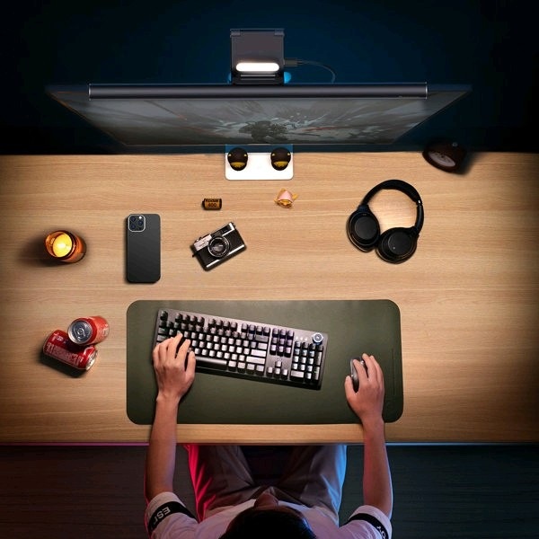 Productafbeelding Baseus i-wok2 Series USB Asymmetrische Lichtbron Scherm Hanglamp (Jeugd) Zwart (160 lm)