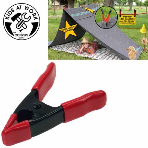 Produktbild Corvus Toys Zeltbau Klammern