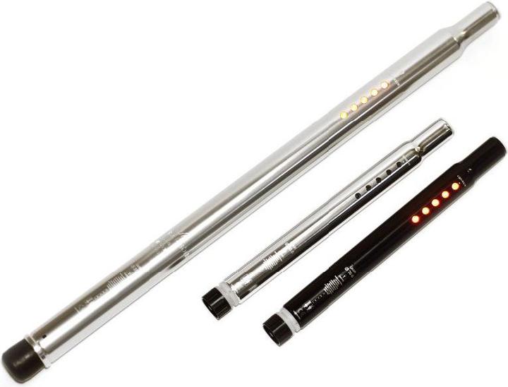 Actual product image Light Skin LED Seatposts, Silver (26.6mm (Brompton 280mm)) (26.60 mm)