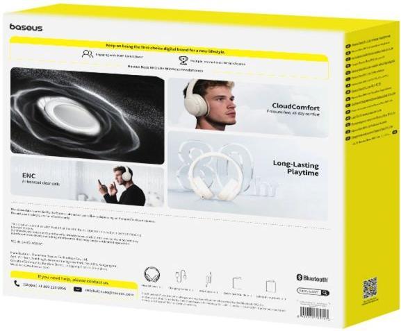 Image du produit Baseus Basse BH1 Lite (80 h, Filaire, Sans fil)