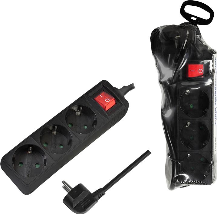 Produktbild LogiLink Steckdosenleiste (3 x, CEE 7/3, 1.40 m)