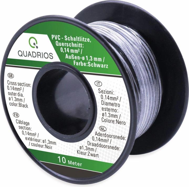 Productafbeelding Quadrios 19011CA084 Staaldraad LiFY 1 x 0,14 mm² Blauw, Bruin, Groen, Geel, Grijs, Rood, Zwart, Wit 70 m (70 m)