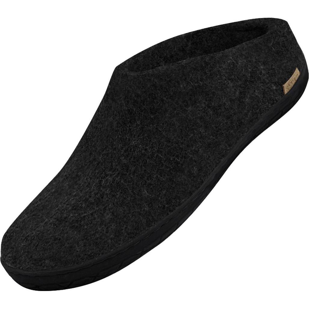 Glerups, Herren, Hausschuhe, Naturkautschuksohle Schwarz Pantoffeln, Schwarz, (47)