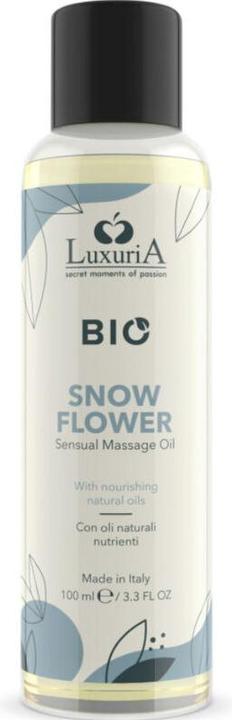 Productafbeelding Luxuria Intimateline - Biologische Sneeuwbloem Massageolie 100 ml (100 ml)