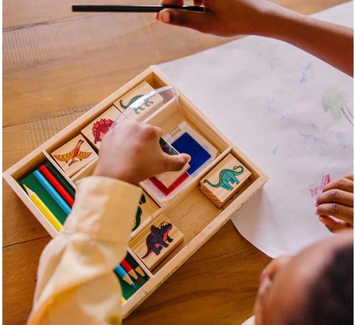 Produktbild Melissa & Doug Stempel Set Dinosaurier