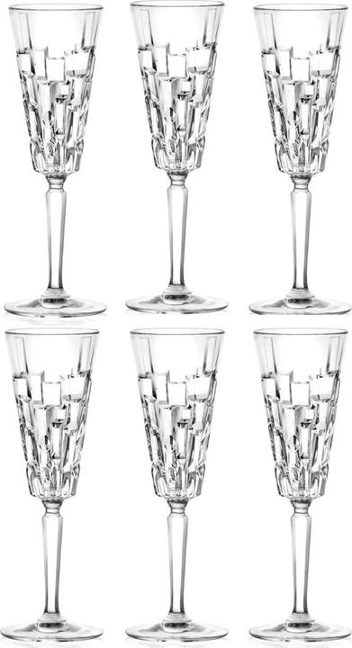 Actual product image Rcr ETNA FLUTE GOBLET 27437020006 (19 cl, 6 Glasses, Champagne glasses)