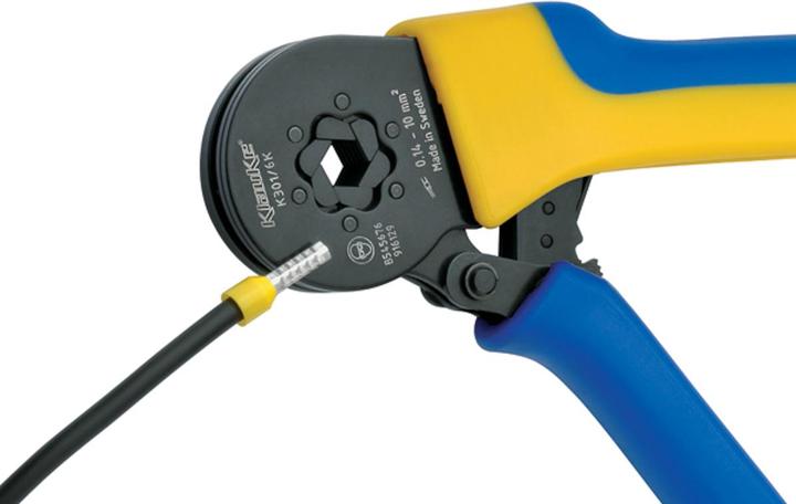 Produktbild Klauke Ratchet hand tool for cable end sleeves (175 mm)