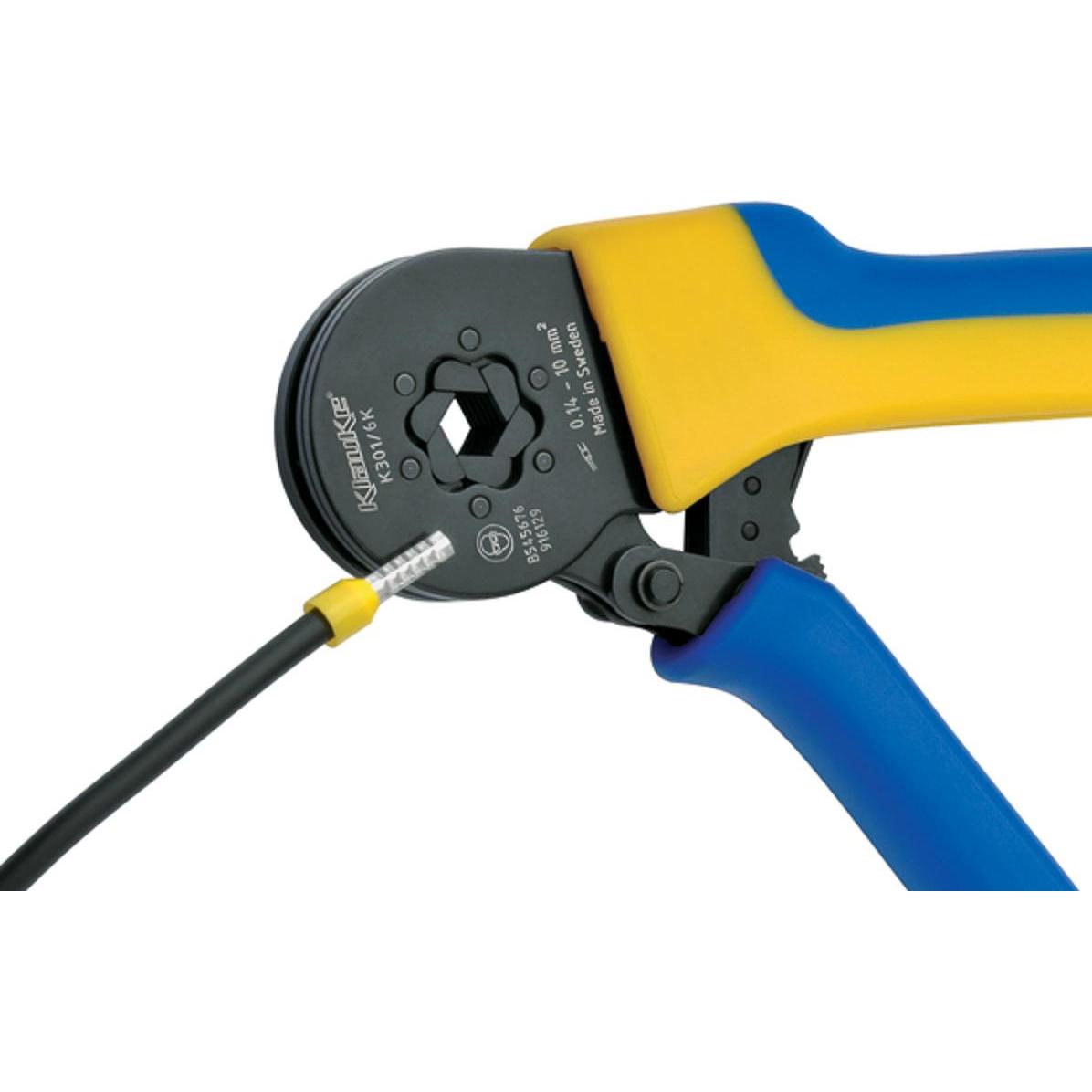 Thumbnail - Klauke, Zange, Ratchet hand tool for cable end sleeves (175 mm)