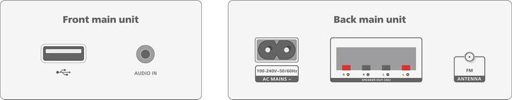 Actual product image Philips TAM4205M2 (Bluetooth, CD player)