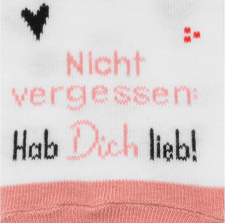 Produktbild Sheepworld Zaubersocken Motiv 'Hab dich lieb' (Einzelpack, 36 - 40)