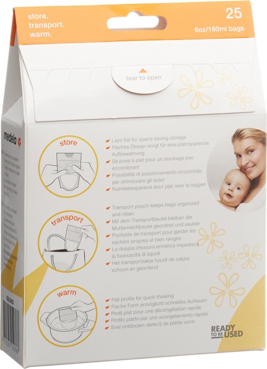 Image du produit Medela Sachets de lait maternel, paquet de 25