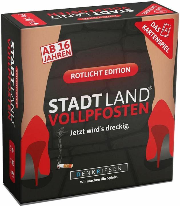 Image du produit Denkriesen Stad Land Vollpfosten - Jeu de cartes Red Light Edition (d) (Allemand, 3 - 6 Joueur)
