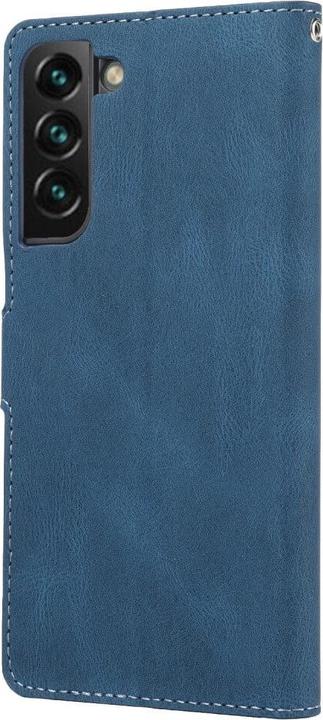 Produktbild Cover-Discount Galaxy S23 - Leder Etui Hülle blau (Samsung Galaxy S23)