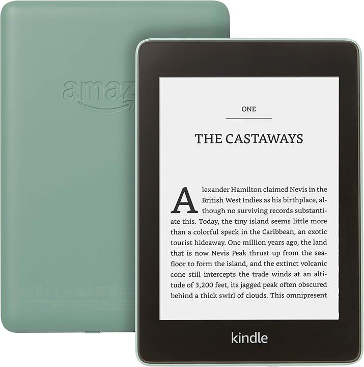 Immagine prodotto Amazon Kindle Paperwhite con offerte speciali (2018) (6", 32 GB, Verde salvia)