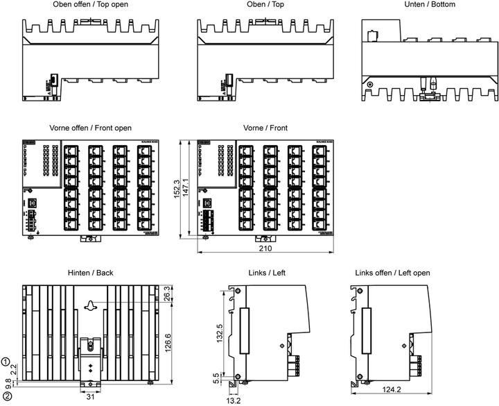 Actual product image Siemens SIEM Switch (32 ports)