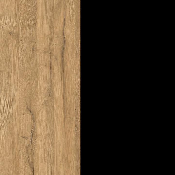 Actual product image Germania JET height-adjustable desk grandson oak rectangular, T-leg frame black 140.0 (140 x 80 x 72 cm)