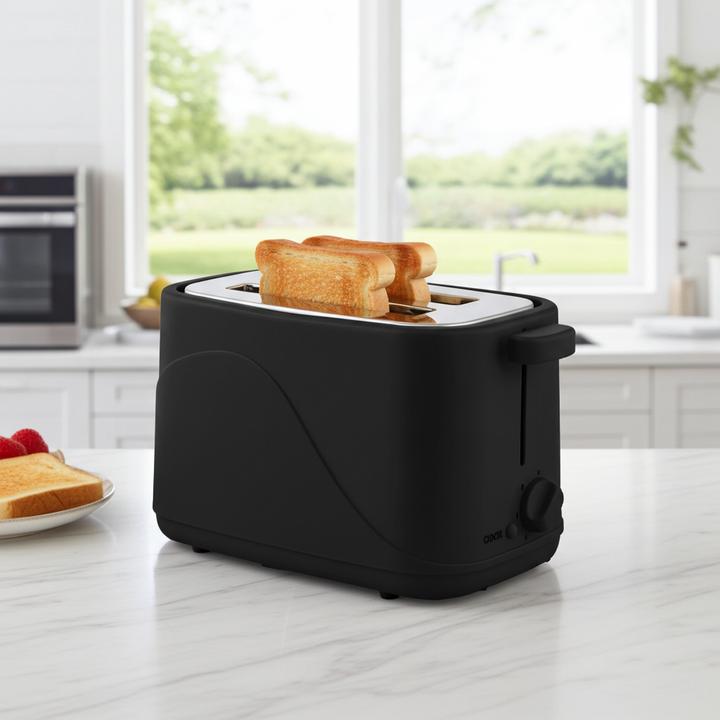 Image du produit Deski 2-Schlitz Toaster mit 7 Röststufen und Brötchenaufsatz, 700 Watt