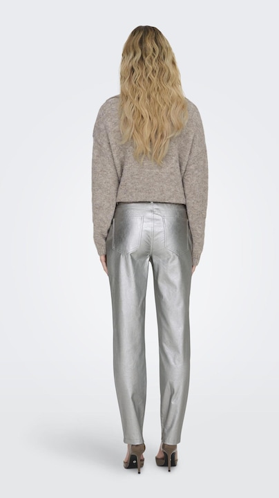 Actual product image Only ONLEMILY Gerade geschnitten Hose in Lederoptik Hose in Lederoptik (32)
