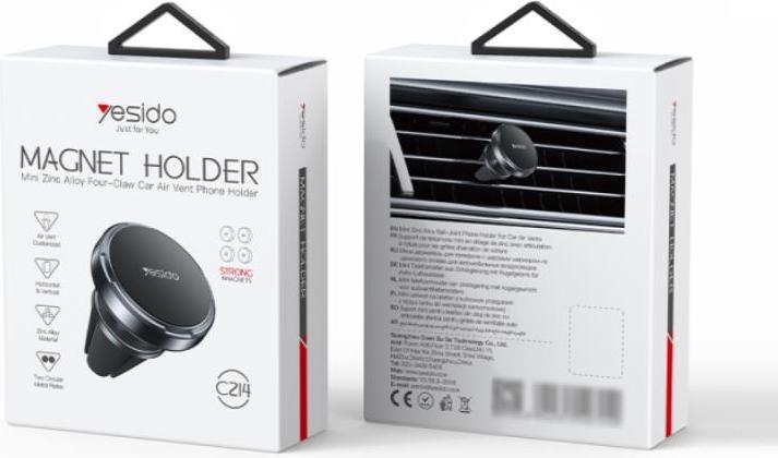Actual product image Yesido Magnetic car radiator grille holder C214, BLACK