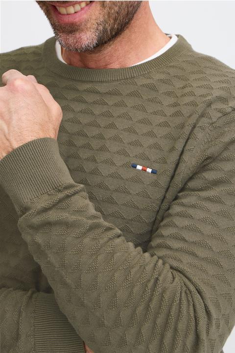 Actual product image FQ1924 FQKYLE structure crewneck knit 21900700 (XXL)