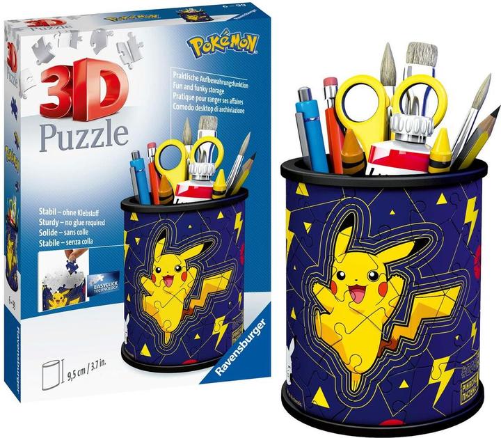 Actual product image Ravensburger 3D - Federmäppchen Pokemon (54 pieces)