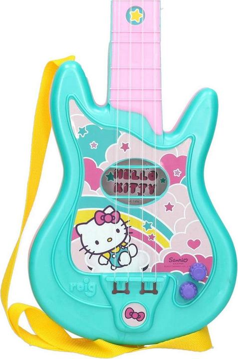 Actual product image Reig Children's guitar Hello Kitty microphone (Spanish)