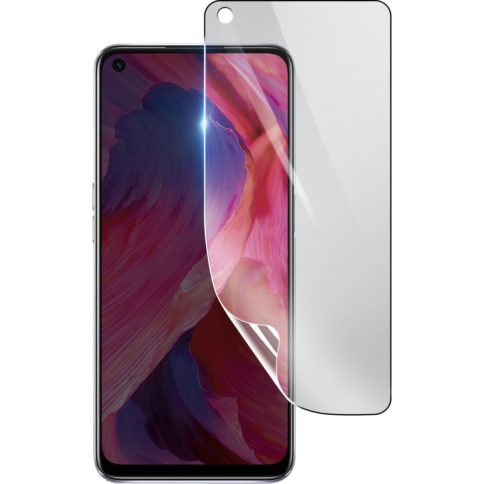 3MK Hydrogel Bildschirmfolie für Oppo A74 5G (1 Stück, Oppo A74 5G), Smartphone Schutzfolie, Transparent