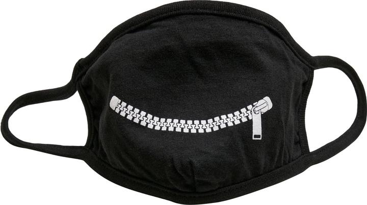 Actual product image Mister Tee Zip Smile Face Mask