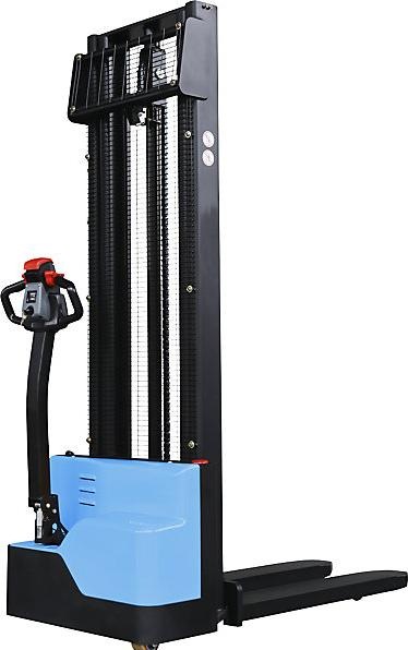 Image du produit kaiserkraft Gerbeur électrique à timon, force 1200 kg, dimensions fourches 1150 x 570 mm. (1200 kg)
