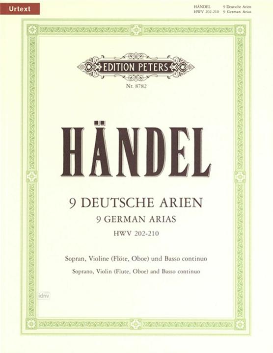 Produktbild 9 Deutsche Arien HWV 202-210 / URTEXT (Deutsch, Georg Friedrich Händel, Jürgen Blume, 2001)