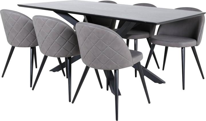 Actual product image Ebuy24 Piazza 42 dining set (7-piece) (Iron)