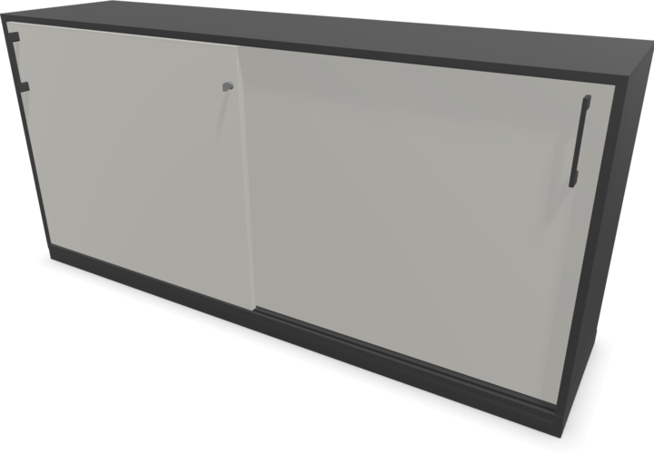Image du produit Narbutas Choice Armoire à portes coulissantes (160 x 40 x 76 cm)