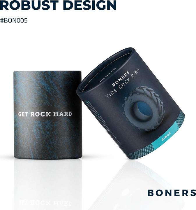 Actual product image Boners Tire Cock Ring (6 cm)