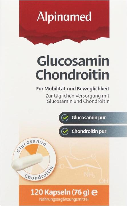 Produktbild Alpinamed Glucosamin Chondroitin (120 Stück, Kapseln, 120 g)
