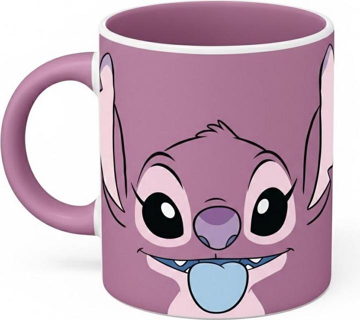 Lilo & Stitch Face Angel 350ml Mug (350 ml)
