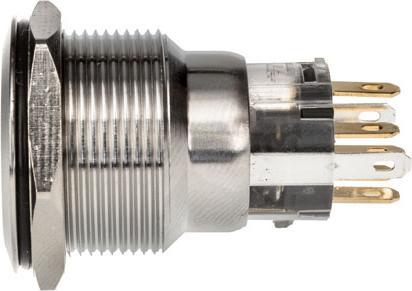 Produktbild DimasTech Vandalismustaster 22mm, Silverline Dot - RGB